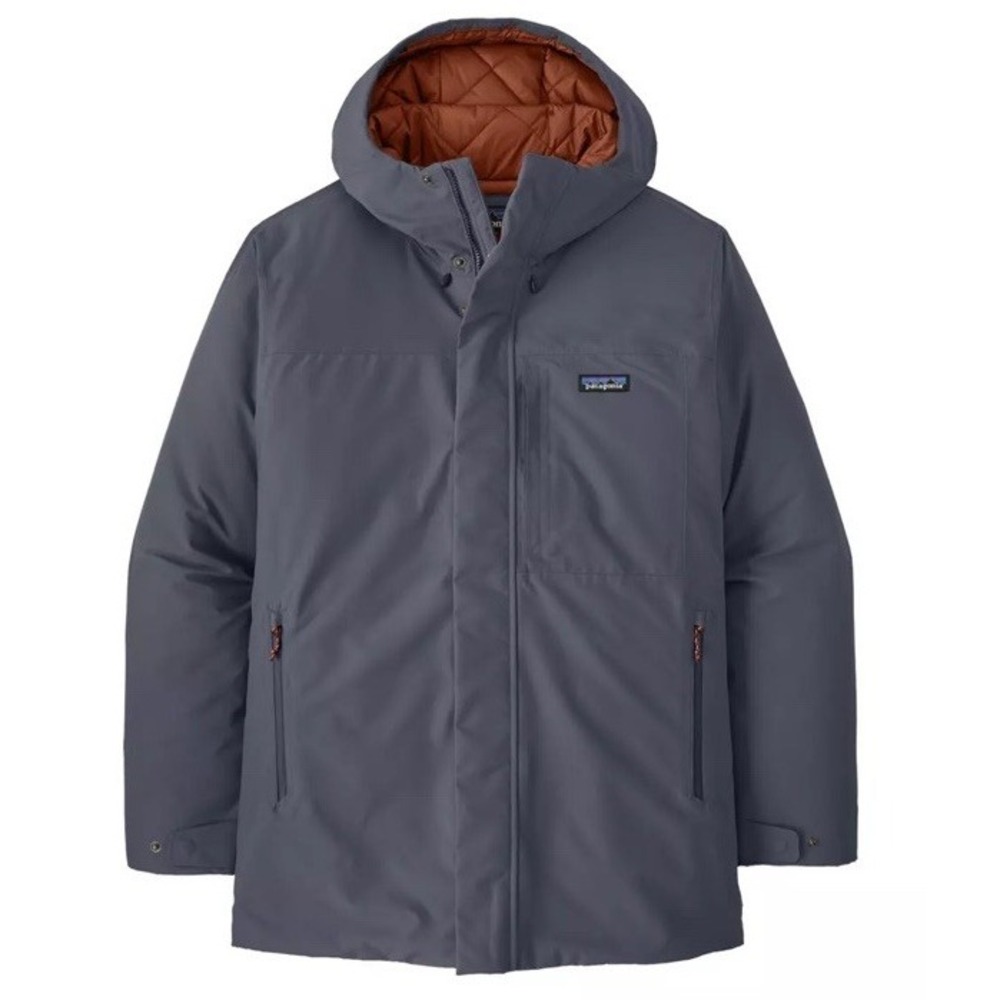 patagonia windshadow parka Large NWT Smolder Blue Hooded